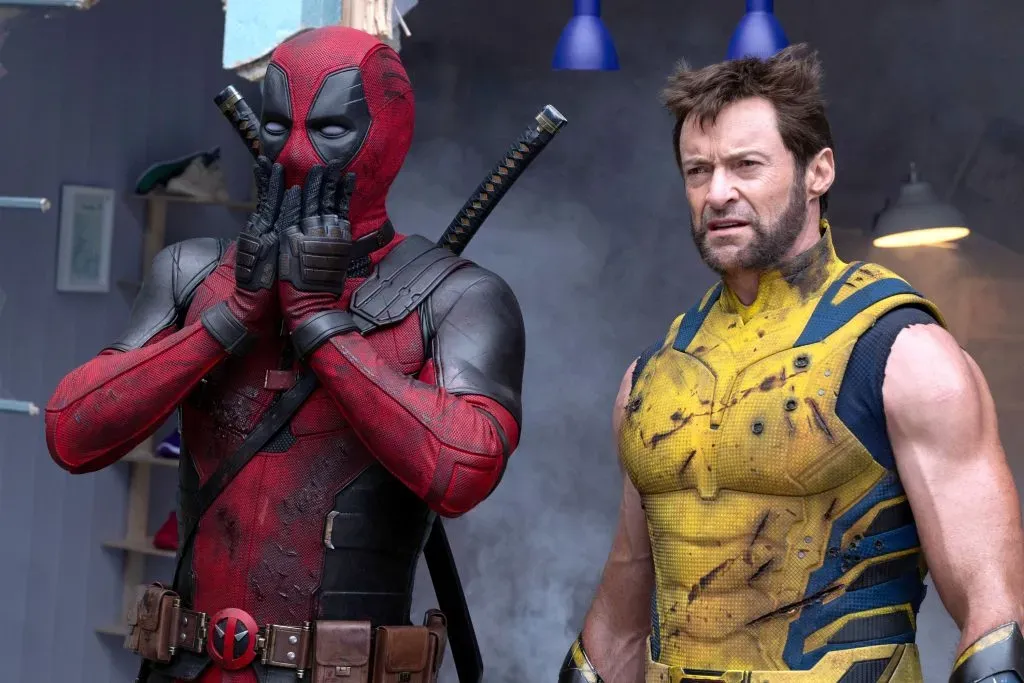 Ryan Reynolds y Hugh Jackman como Deadpool y Wolverine. (IMDb)
