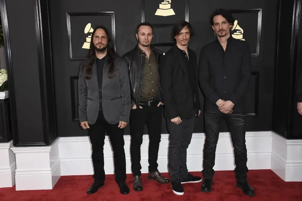 El grupo Gojira asiste a The edición 59 de los Premois Grammy, en el STAPLES Center el 12 de febrero de 2017 en Los Ángeles, California. Imagen: Getty Images.