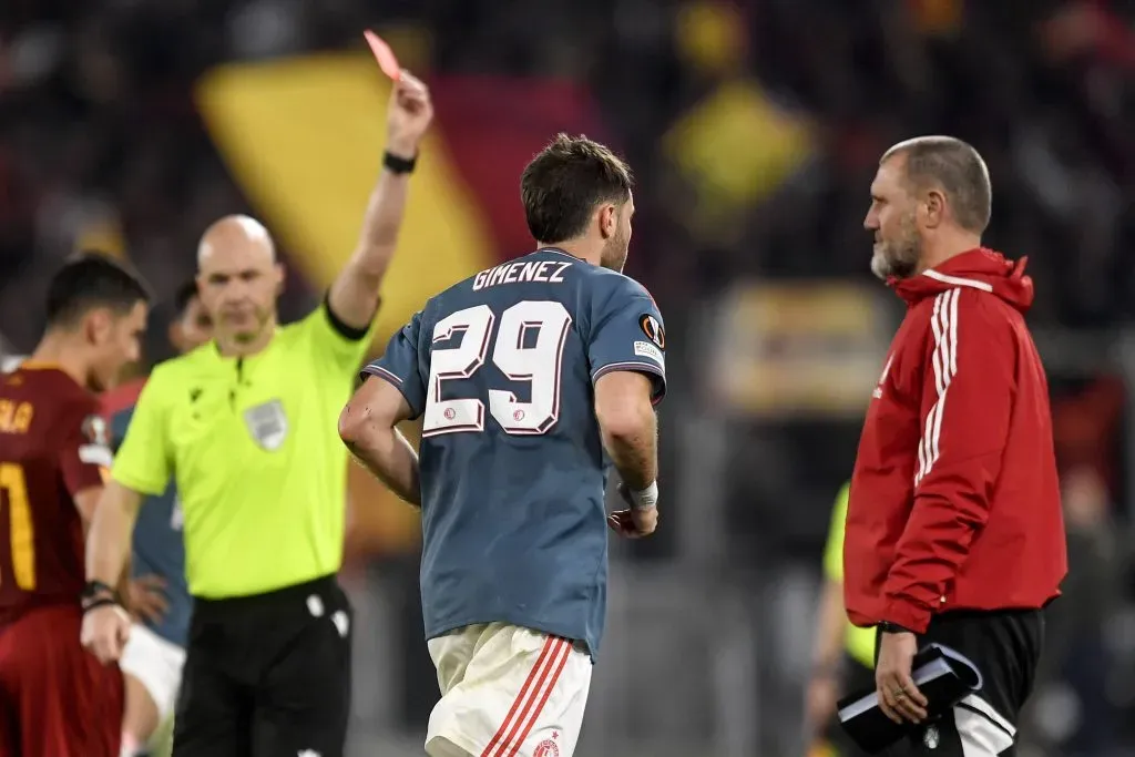 Santiago Giménez en el Feyenoord (Imago)