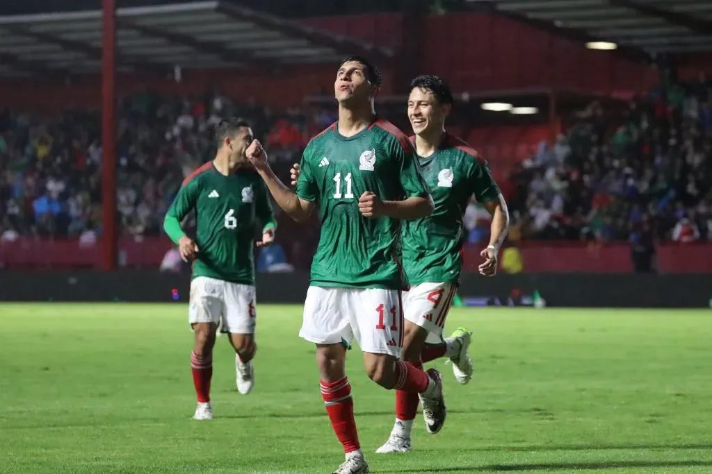 Los cruzazulinos titulares en la Selección Mexicana Sub-23 (@miseleccionmx)