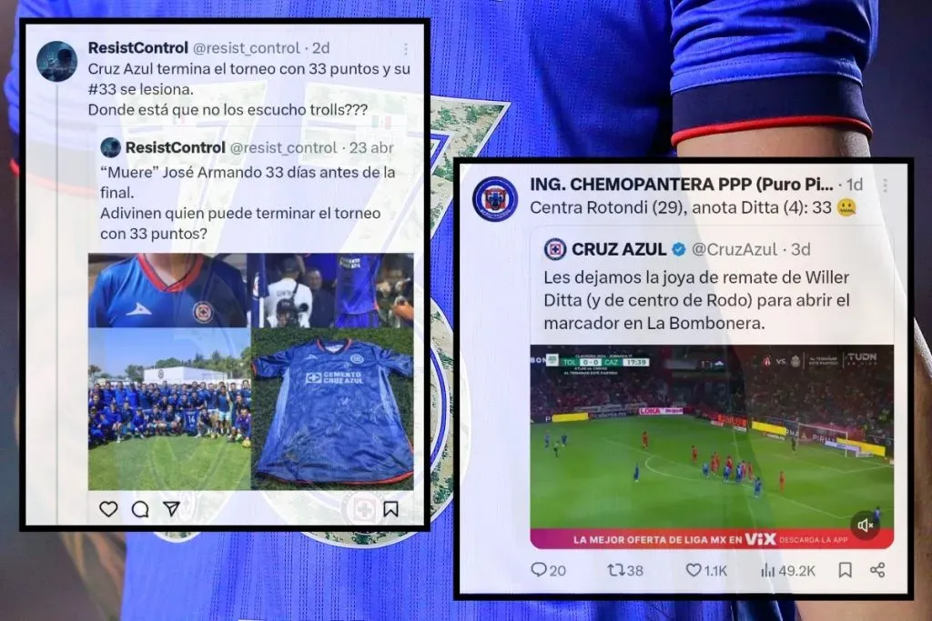 ¿Por qué la afición de Cruz Azul está obsesionada con el número 33?