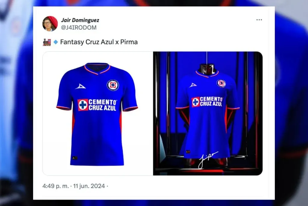 Fantasy del nuevo uniforme de Cruz Azul