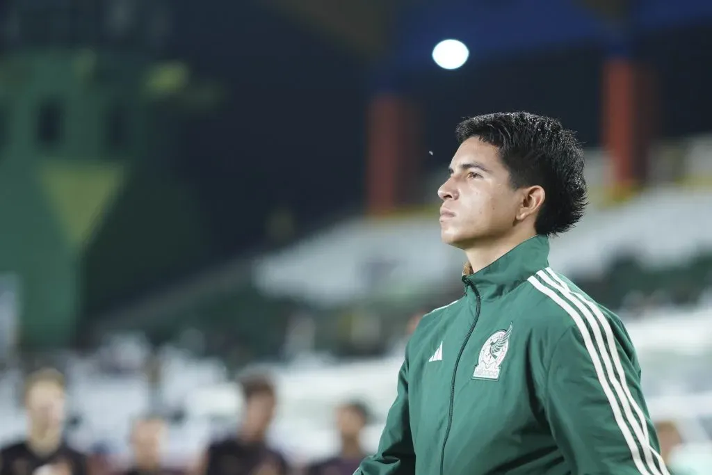 José Suarez en un partido con la Sub 17 de México (Imago 7)