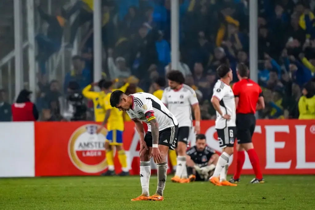 Colo Colo pierde por dos a cero con Boca Juniors en la Copa Libertadores. (Foto: Guillermo Salazar)