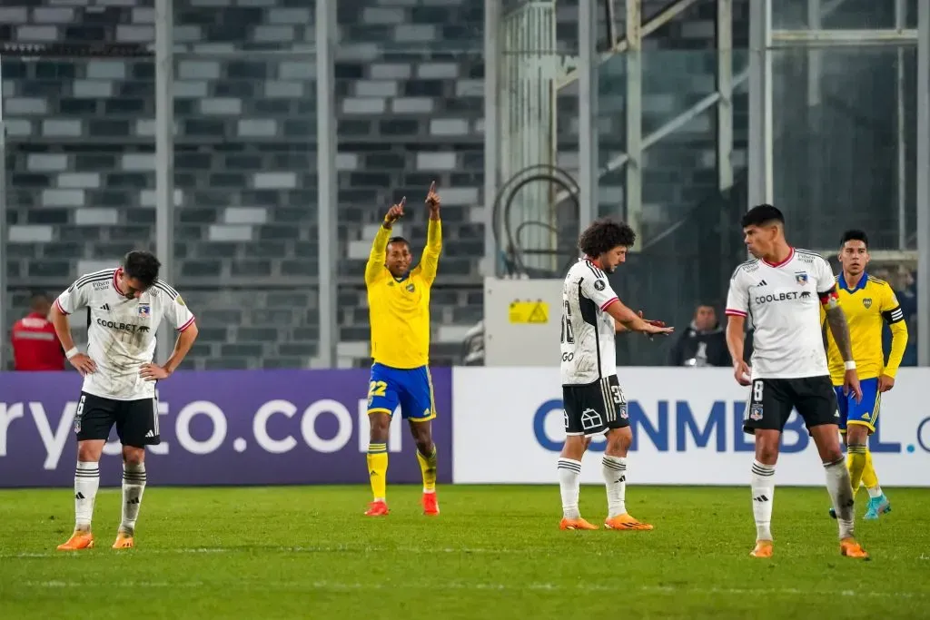 Colo Colo pierde por dos a cero con Boca Juniors en la Copa Libertadores. (Foto: Guillermo Salazar)