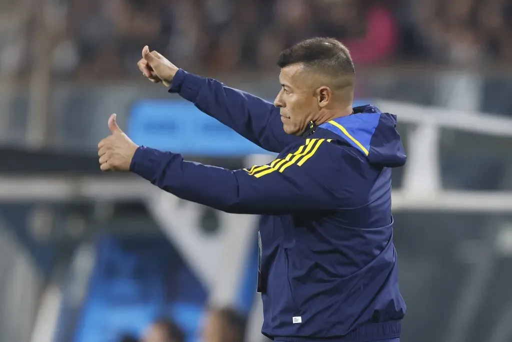 Jorge Almirón en Boca Juniors. Crédito: Photosport