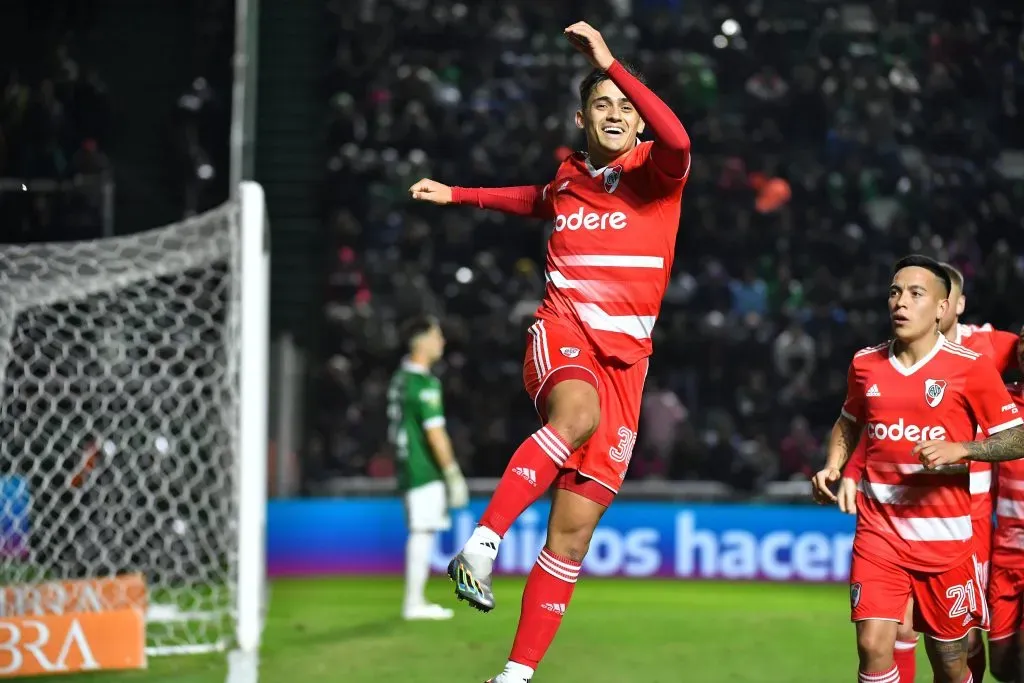 Pablo Solari en River Plate tras triunfo ante Banfield. Crédito: River Plate.