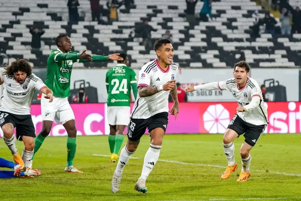 Dario Lezcano y su gol en Colo Colo. Crédito: Guillermo Salazar, DaleAlbo.