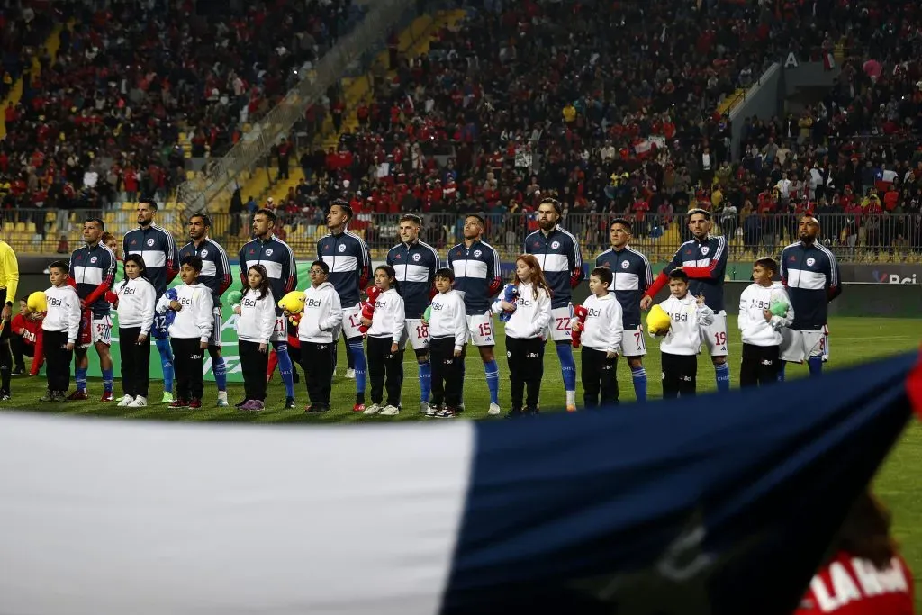 La selección chilena ante República Dominicana. Crédito: ANFP