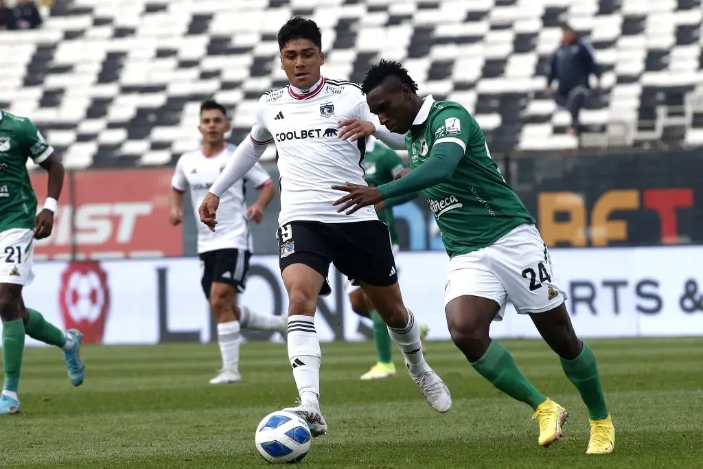 Damián Pizarro en Colo Colo. Crédito: Photosport