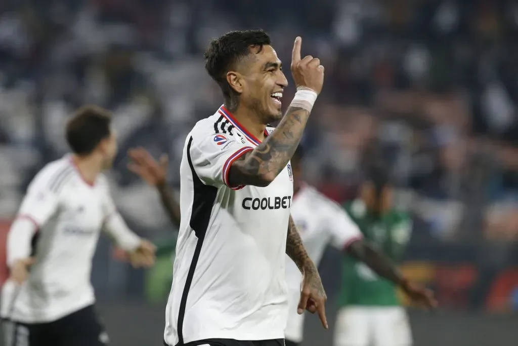 Dario Lezcano en Colo Colo. Crédito: Photosport
