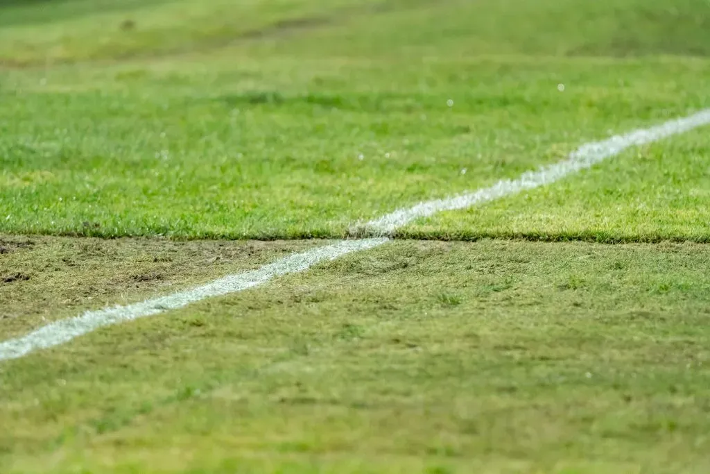 Así quedó la cancha del Monumental tras el Chile vs Colombia. Fuente: Guille Salazar/DaleAlbo.