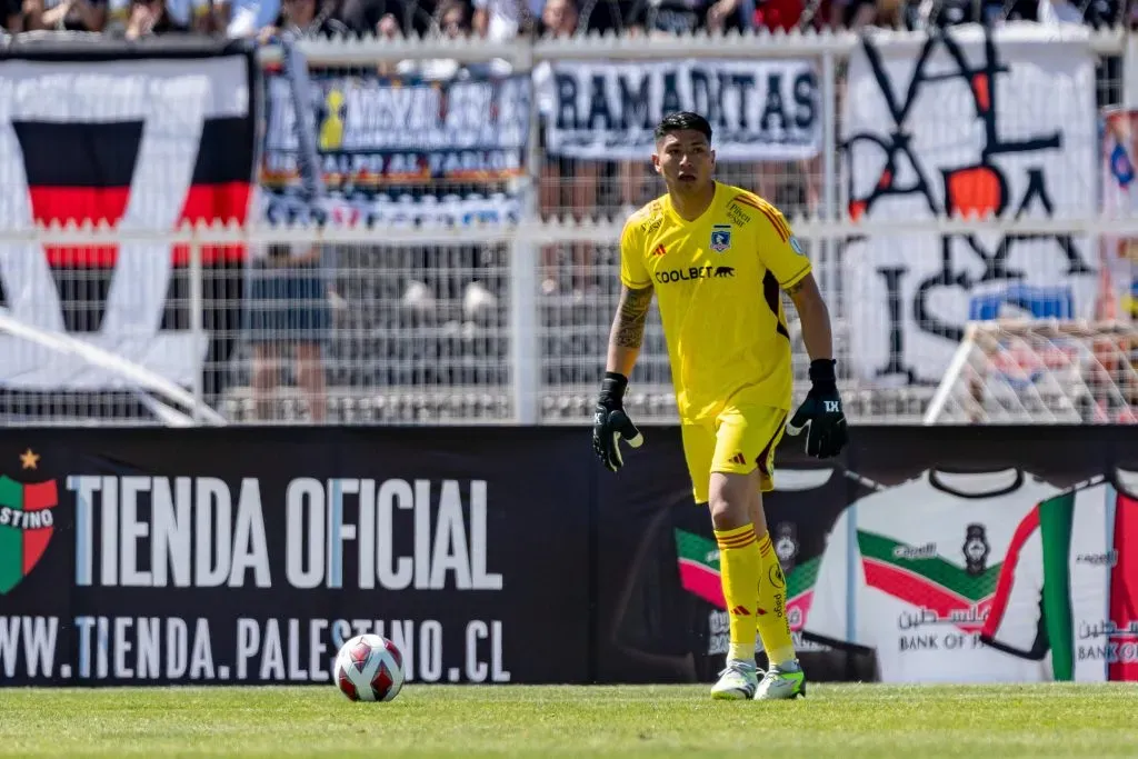 Brayan Cortés fue expulsado en el partido con Palestino. (Foto: Guillermo Salazar/DaleAlbo)