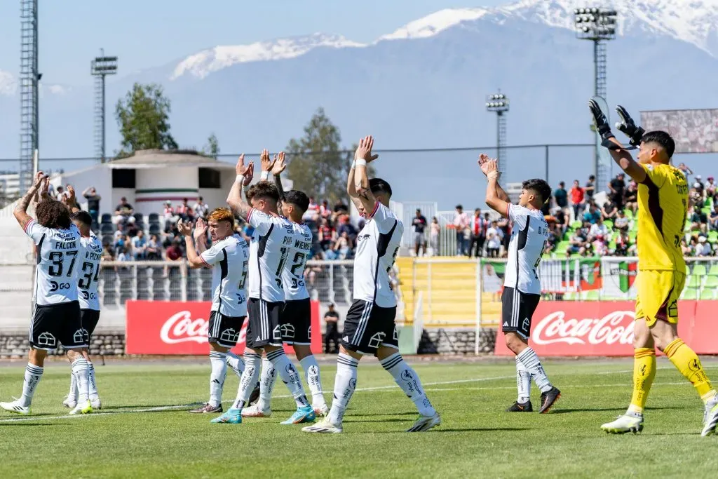 Colo Colo en el último partido ante Palestino. | Imagen: Guille Salazar.