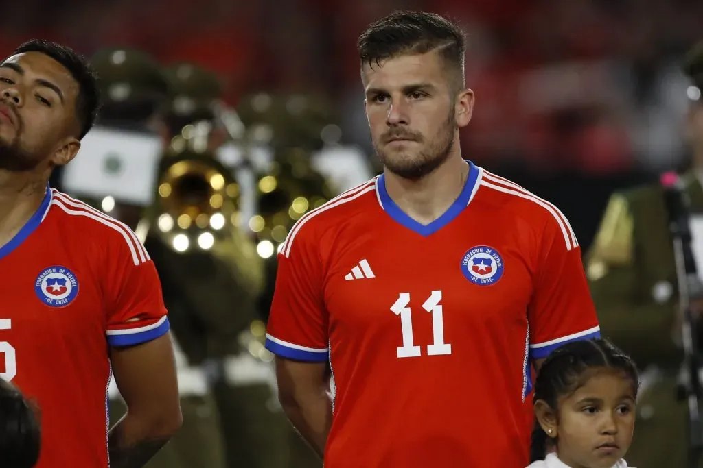 Diego Rubio fue titular en el compromiso amistoso entre la Selección Chile y la Selección de Paraguay en marzo del presente año | Foto: Photosport.