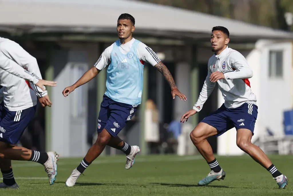 Daniel Gutiérrez en los entrenamientos de la Selección Chilena. (Foto: Comunicaciones ANFP)