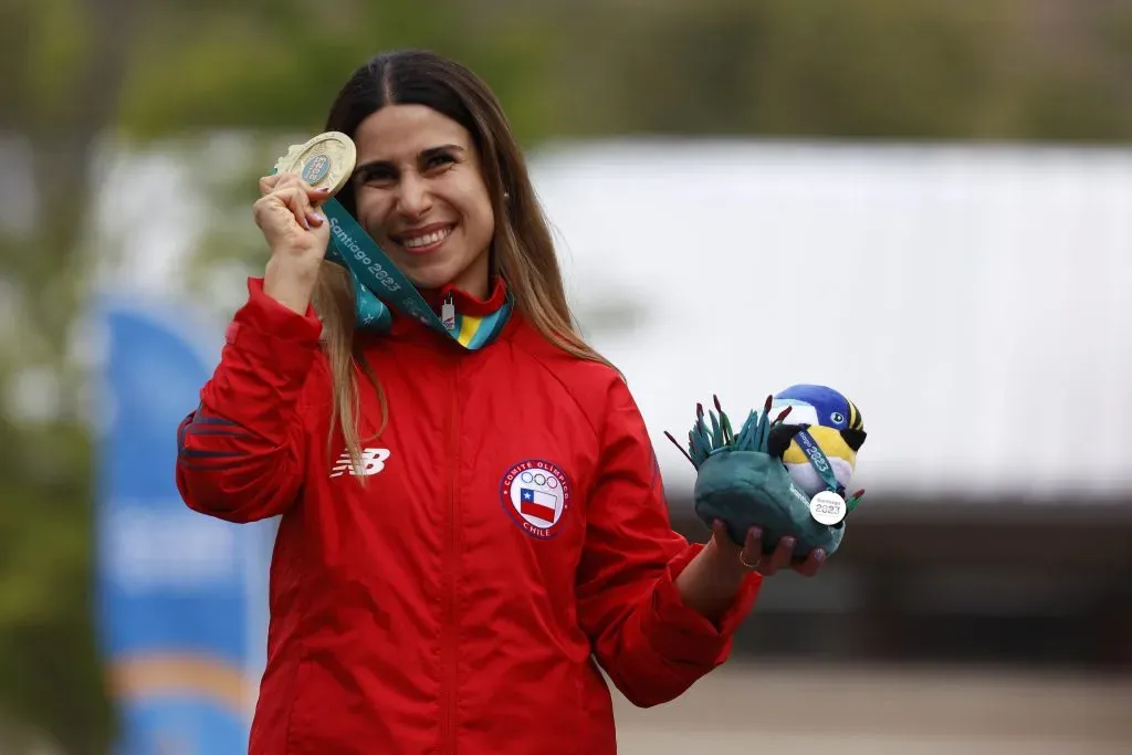 Francisca Crovetto consiguió el oro en Santiago 2023 | Foto: Jorge Loyola/Santiago 2023 vía Photosport