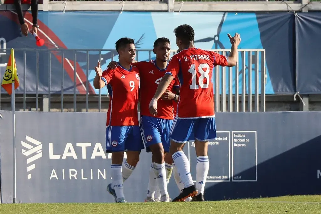 La selección chilena Sub 23. Crédito: Photosport