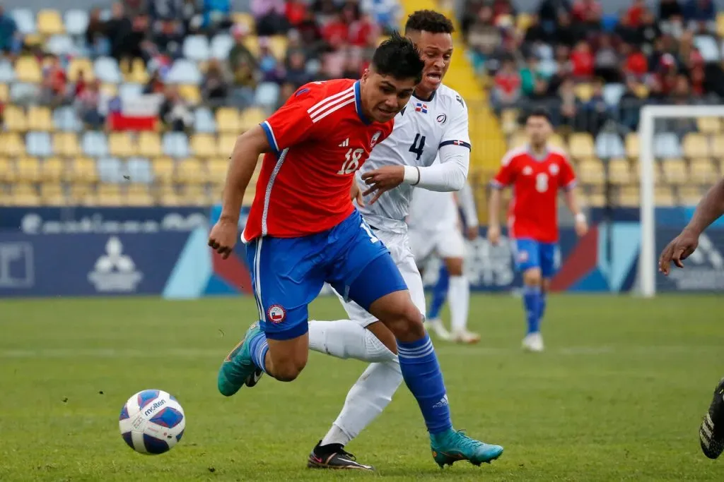 Damián Pizarro no ha podido marcar en los Panamericanos 2023. Fuente: Raúl Zamora/Santiago 2023 vía Photosport