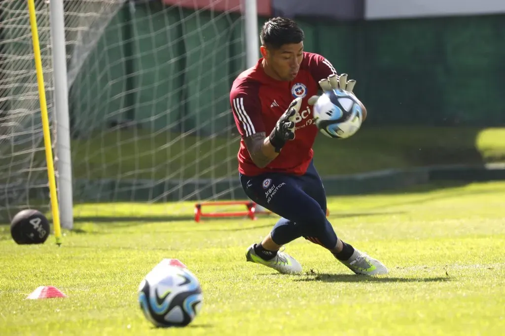 Brayan Cortés en la selección chilena. Crédito: Photosport