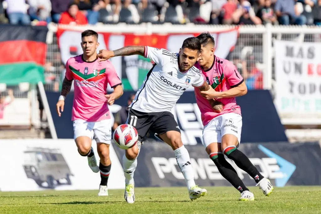 Marcos Bolados enfrentando a Palestino con el Cacique. (Foto: Guillermo Salazar/DaleAlbo)