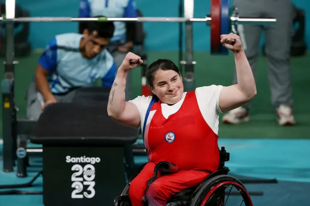 Camila Campos, nuevo récord paranamericano | Foto: Javier Valdés Larrondo/Santiago 2023 vía Photosport