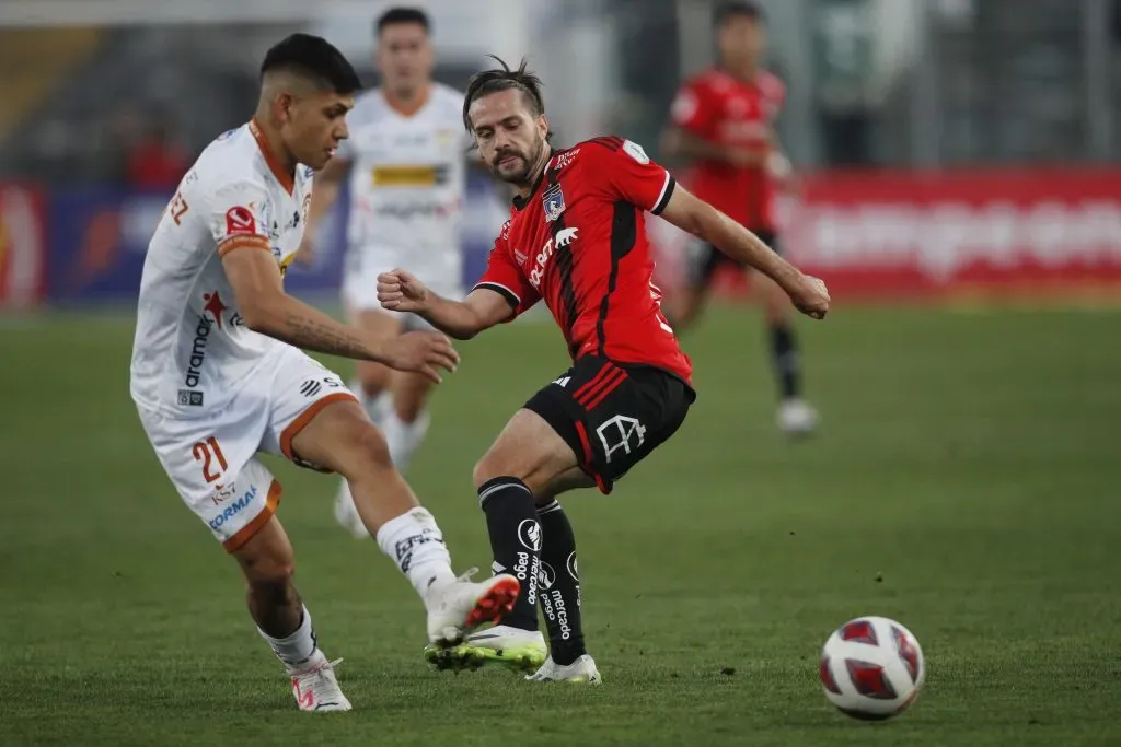 Agustín Bouzat en Colo Colo. Crédito: Photosport