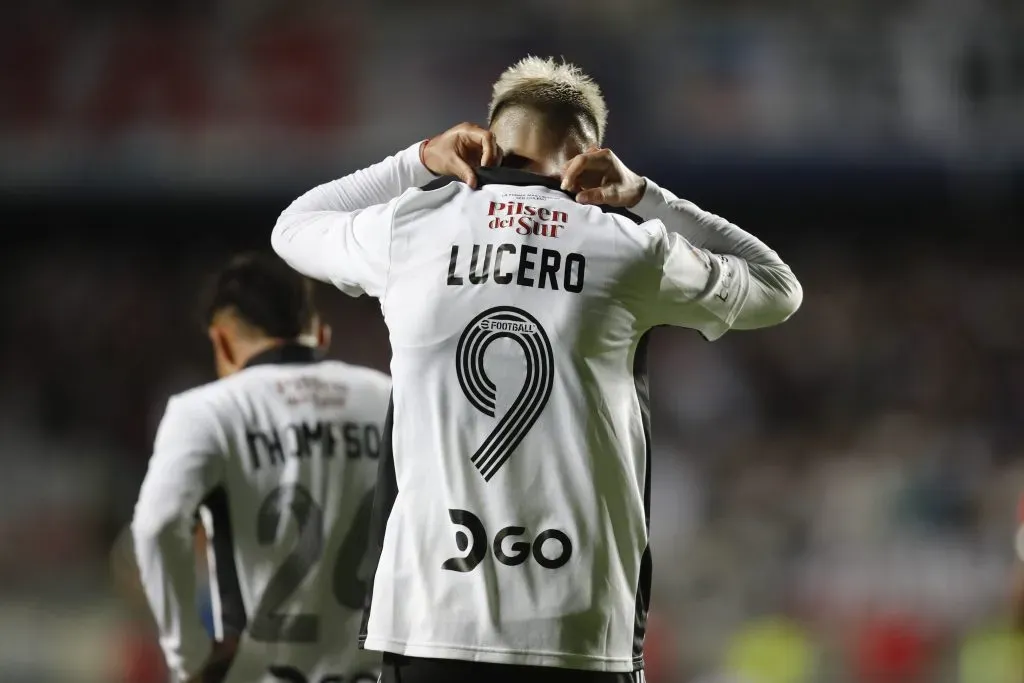 Juan Martín Lucero en Colo Colo. Crédito: Photosport.