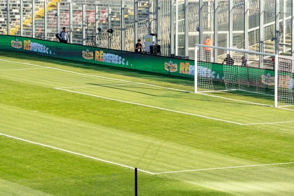 Así estaba la cancha del Monumental para el partido de Chile vs Paraguay. (Foto: Guillermo Salazar/DaleAlbo)