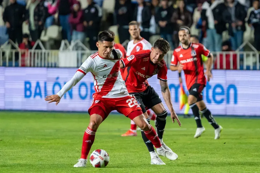 Pablo Parra en el partido amistoso con River Plate. (Foto: Guillermo Salazar/DaleAlbo)