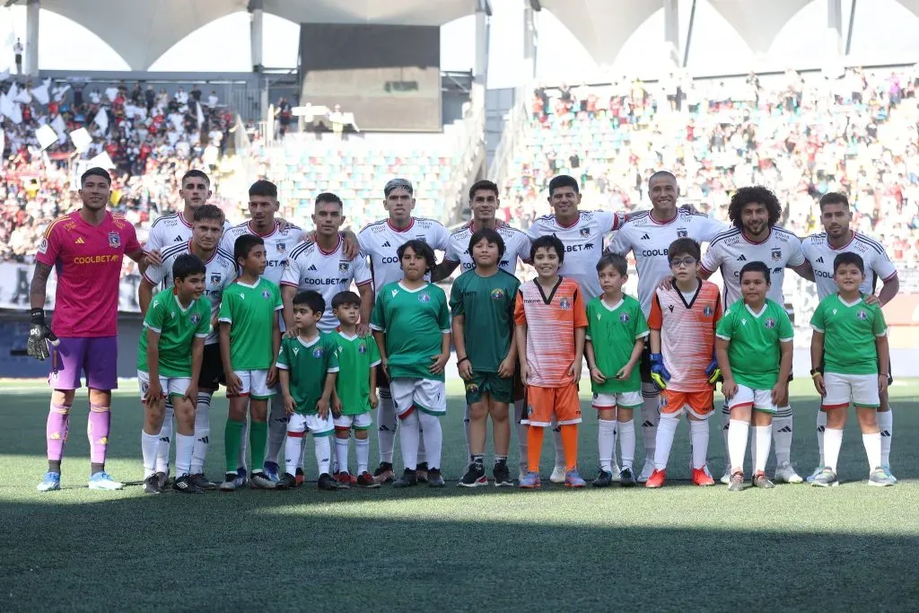 Formación de Colo Colo en el partido con Audax Italiano. (Foto: Colo Colo)