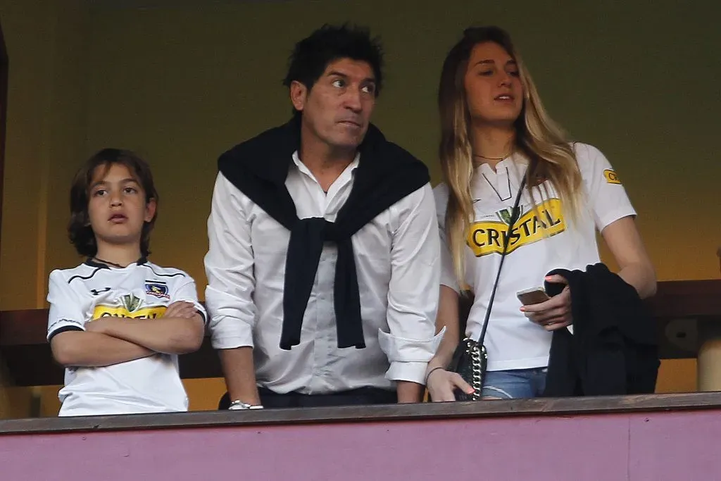 Iván Zamorano en la semifinal de Copa Chile 2015 entre Colo Colo y Unión Española. (Foto: Photosport)