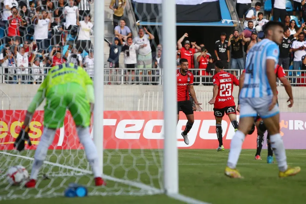 Emiliano Amor encaminó el triunfo de Colo Colo sobre Magallanes en la final de la Copa Chile tras marcar el empate al minuto 18′. Fuente: Photosport.
