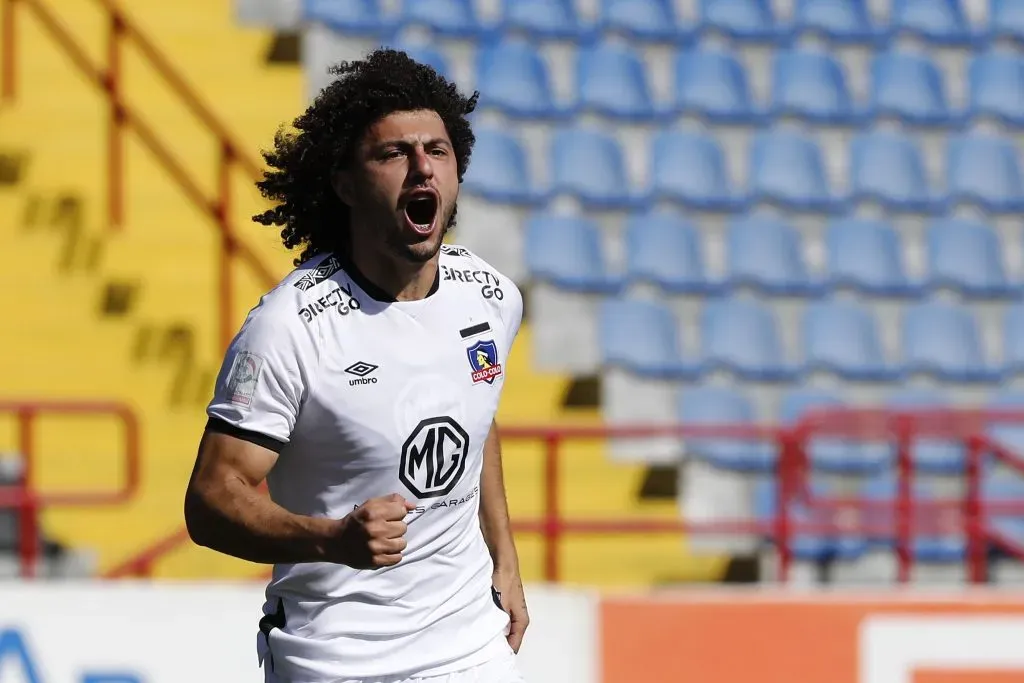 Maximiliano Falcón arribó a Colo Colo en octubre del año 2020. | Foto: Photosport.