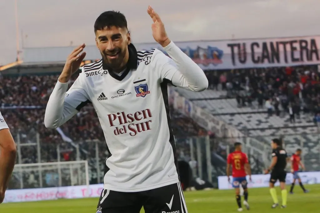 Juan Martín Lucero se alzó como goleador del equipo y fue campeón del Torneo Nacional 2023 | Foto: Photosport.