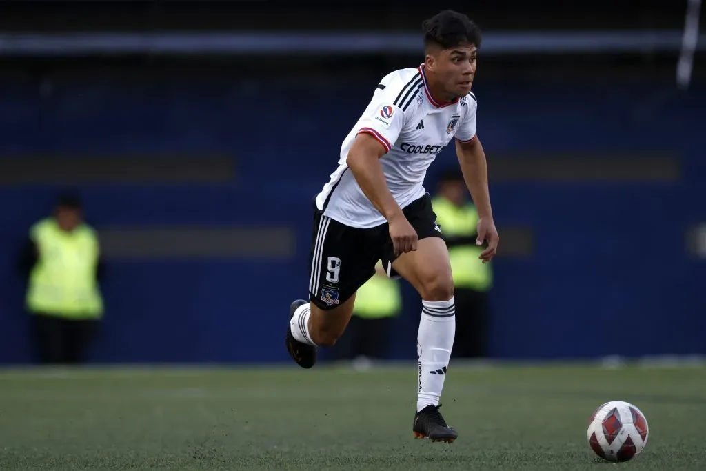 Damián Pizarro en el partido frente a Audax Italiano. (Foto: Photosport)