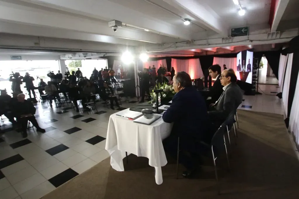 Junta de accionistas de Blanco y Negro en el pasado mes de abril. (Foto: Photosport)