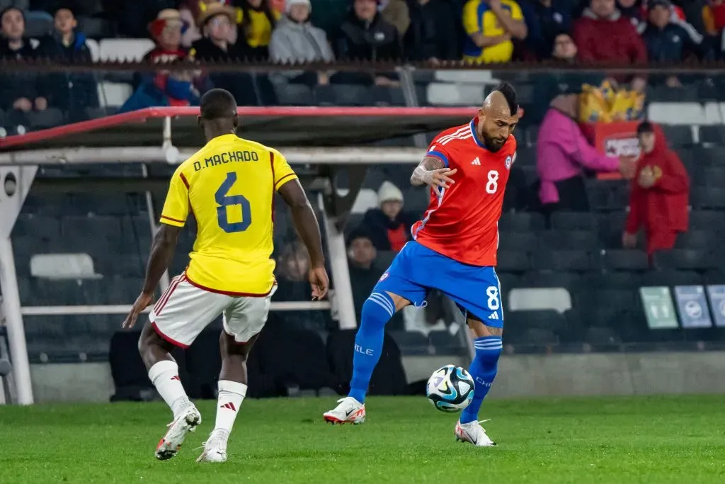 Arturo Vidal en su último partido con la Selección Chilena. (Foto: Guillermo Salazar/DaleAlbo)