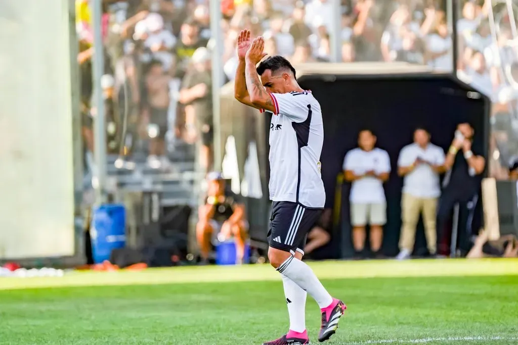 Esteban Paredes en su despedida del fútbol profesional. (Foto: Guillermo Salazar/DaleAlbo)