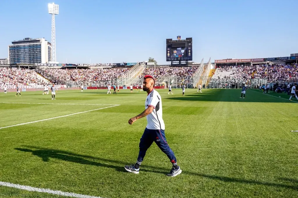 Arturo Vidal queda cerca de volver a pisar el Estadio Monumental nuevamente como jugador de Colo Colo. Imagen: Guille Salazar/DaleAlbo