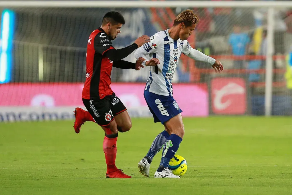 Gustavo Bou también jugó en México, donde defendió al Tijuana. Imagen: Manuel Velasquez/Getty Images