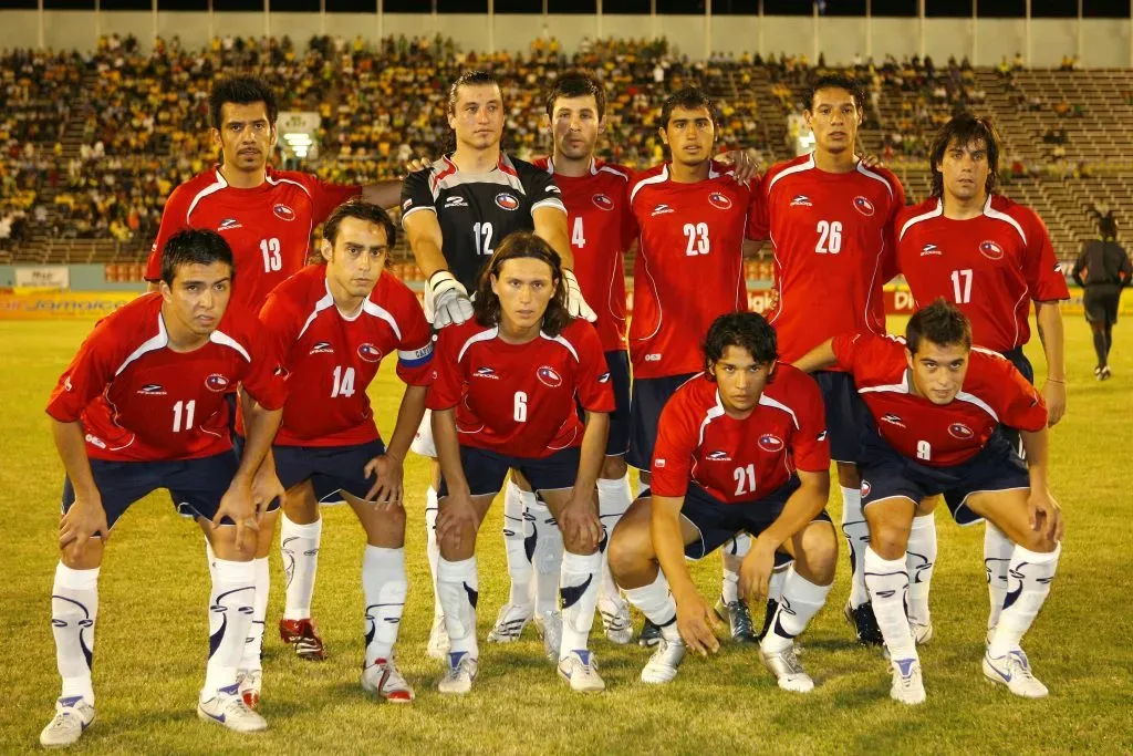 Lorca junto a Vidal en un amistoso de La Roja | Foto: Photosport