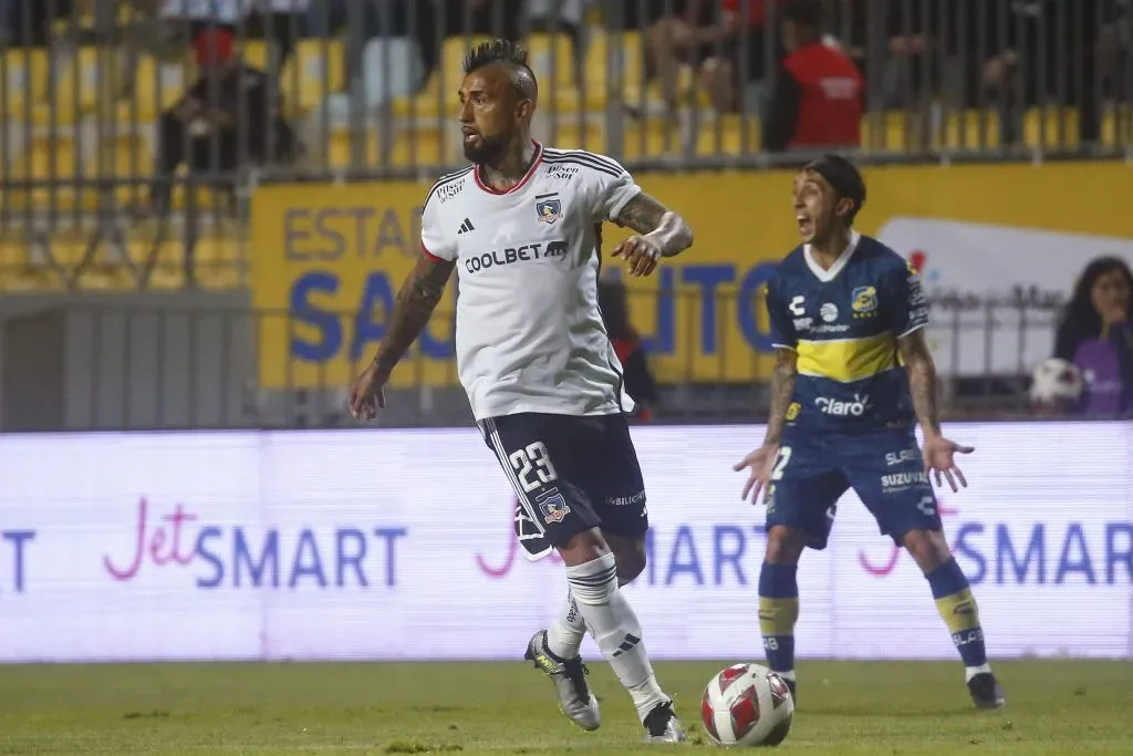 Arturo Vidal volvió a jugar por Colo Colo luego de 17 años deslumbrando en los mejores equipos del mundo. Foto: Photosport.