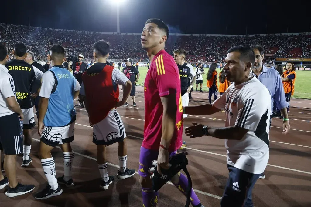 Colo Colo no pudo terminar de jugar la Supercopa por incidentes en la galería norte | Foto: Photosport