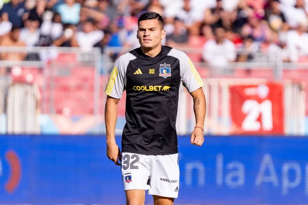 Lucas Cepeda en el entrenamiento de Colo Colo previo a la Supercopa. (Foto: Guillermo Salazar/DaleAlbo)