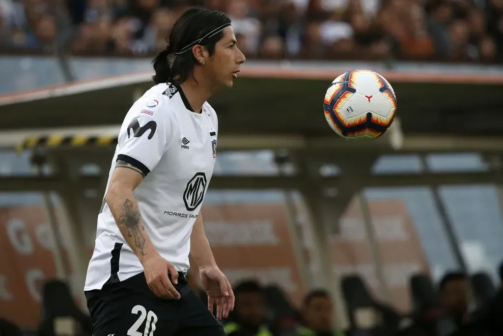 Jaime Valdés en sus últimos partidos con Colo Colo el 2019. (Foto: Photosport)