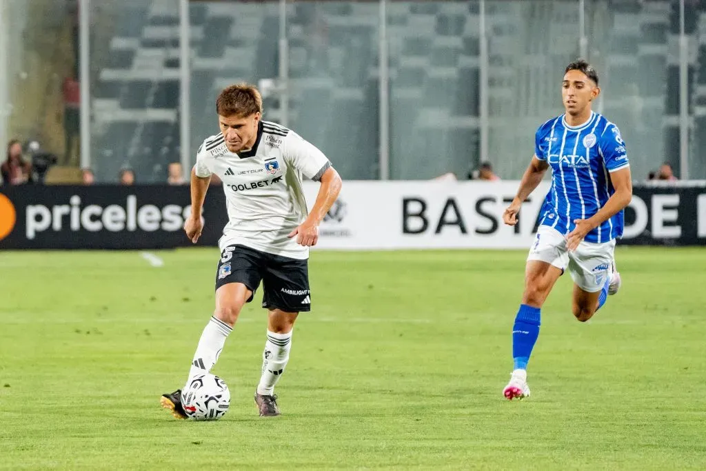 Leonardo Gil en el partido frente a Godoy Cruz por Copa Libertadores. (Foto: Guillermo Salazar/DaleAlbo)