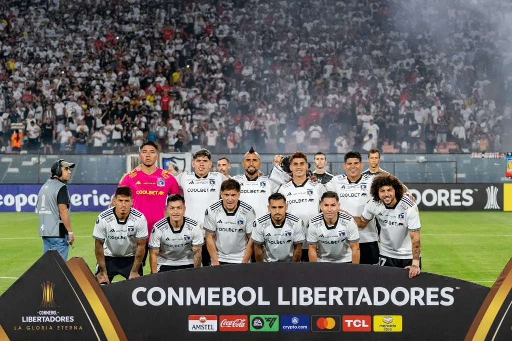 La última formación de Colo Colo en la Copa Libertadores vs Godoy Cruz. (Foto: Guillermo Salazar/DaleAlbo)