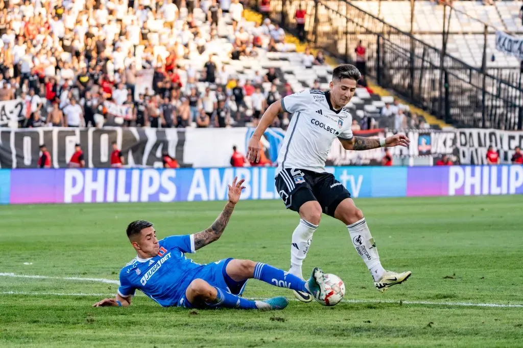 Guillermo Paiva en el partido de Colo Colo por el Superclásico. (Foto: Guillermo Salazar/DaleAlbo)