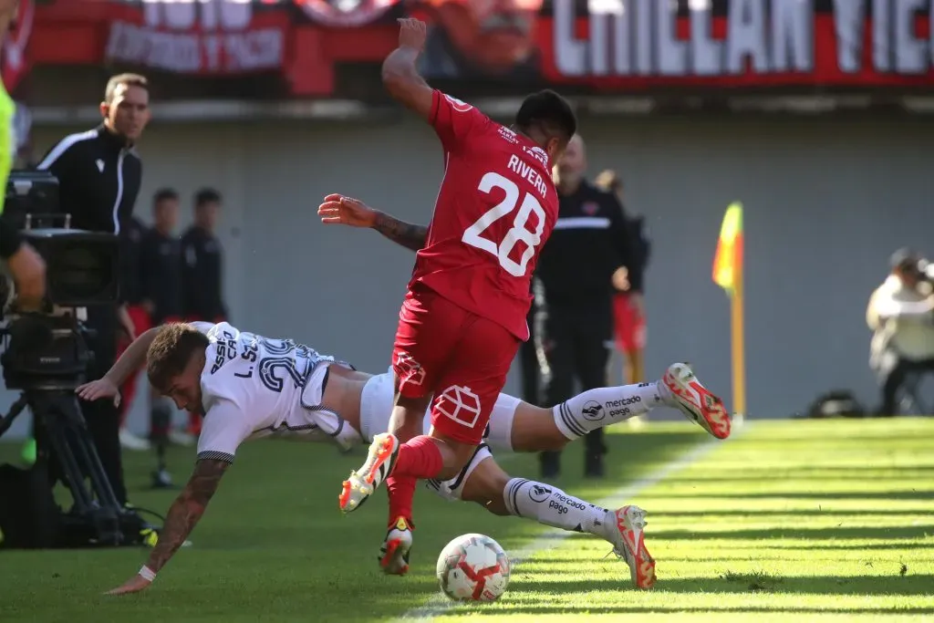 Lucas Soto realizó un correcto partido en Colo Colo vs Ñublense. | Imagen: Photosport.